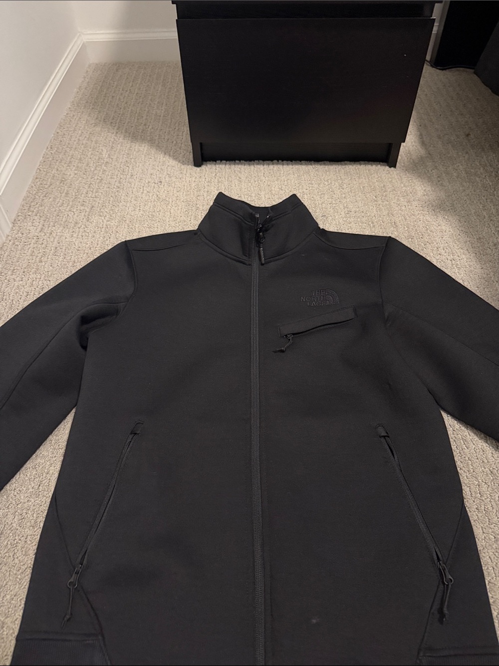 The North Face Men's Black Lightweight Zip-Up Shirt Jacket